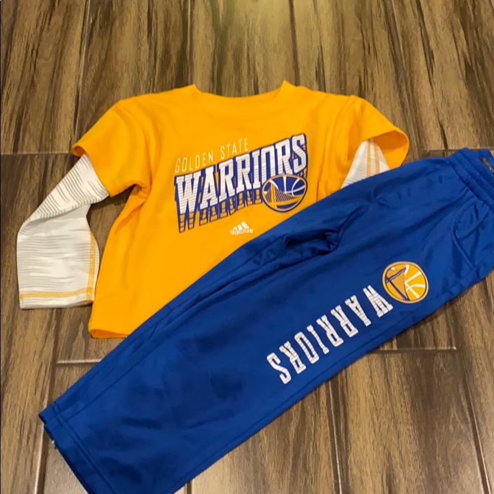 Golden State outfit Adidas size 4